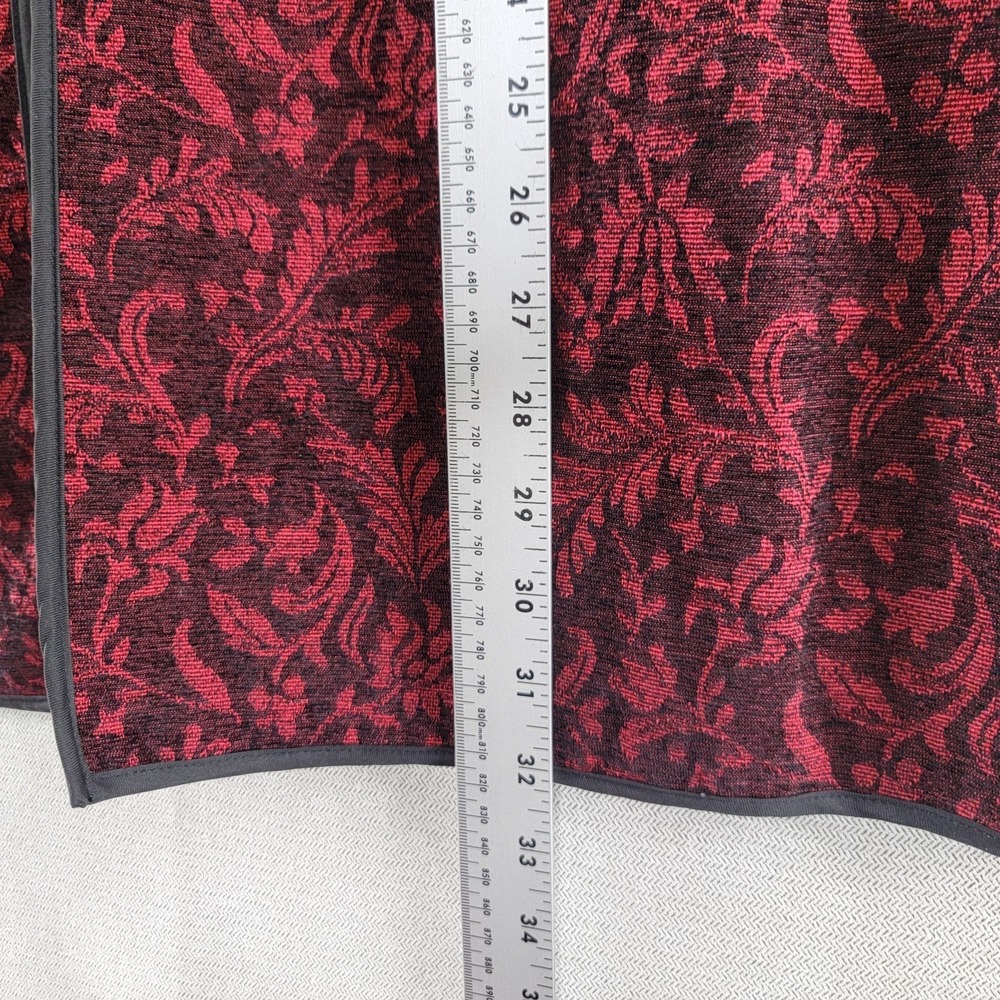 Coldwater Creek Womens Jacket Brocade Open Tapestry Reversible Size Large Petite - Picture 9 of 9